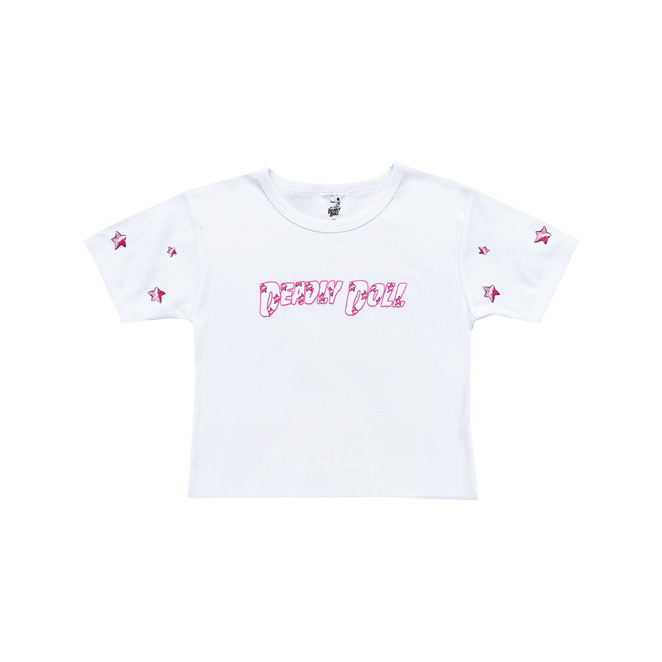 camiseta bebe estrella blanca 