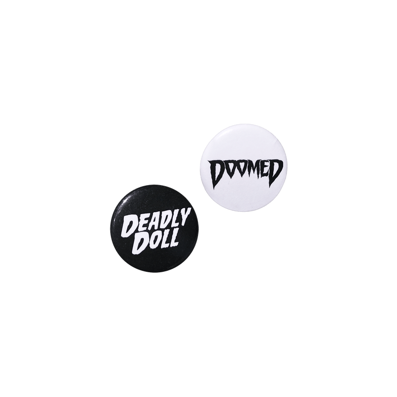 doomed button 2-pack