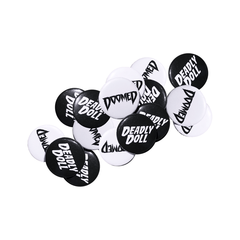 doomed button 2-pack