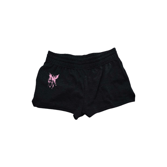 garg velour shorts