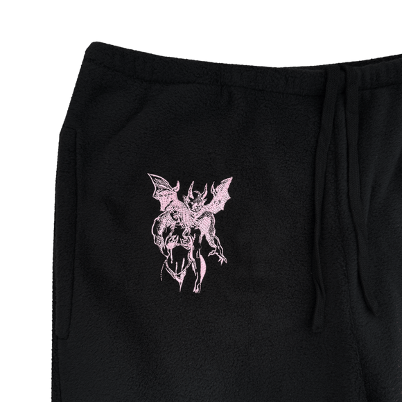 pink garg girl fleece pants