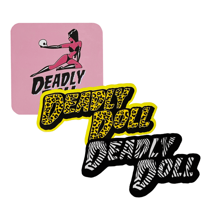 deadly doll sticker pack