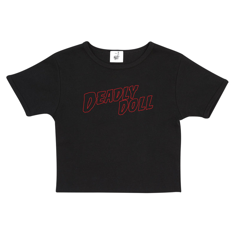red outline baby t