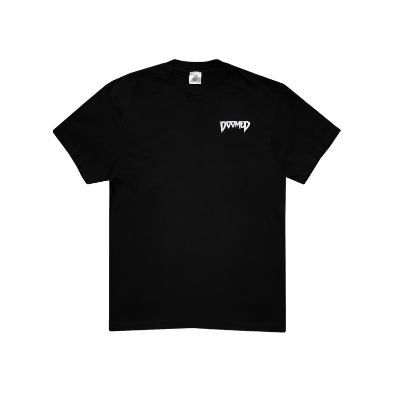 black doomed t-shirt