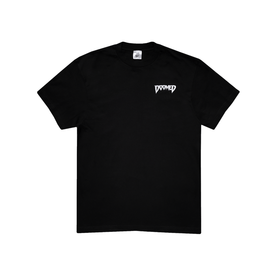 black doomed t-shirt